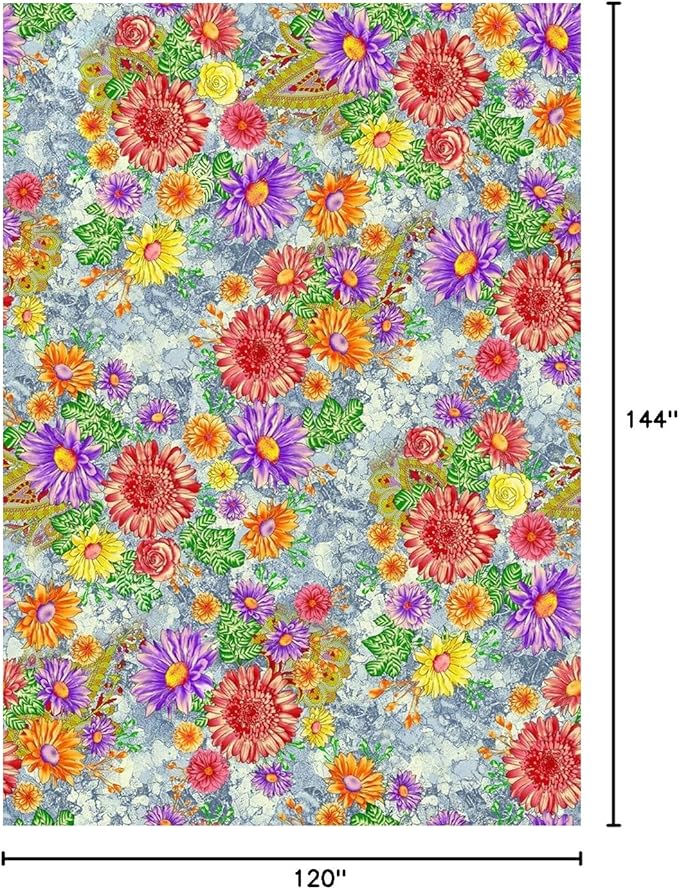 Red Yellow Art Deco Floral Flower Pattern Modern Outdoor Rug 10x12 Waterproof Washable Boho Patio Deck Porch Large Area Rug Non Slip Cute Outside Carpet for Garden Camping Backyard