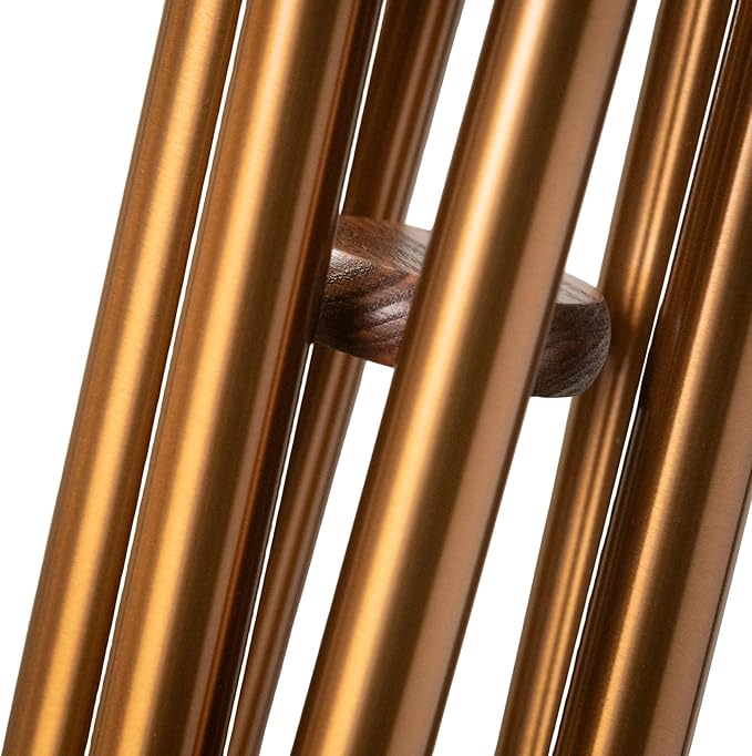 Woodstock Wind Chimes Amazing Grace Chime Medium (24'') Bronze Wind Chime Inspirational and Memorial Gifts Wind Chimes for Outside Patio Home or Garden Decor