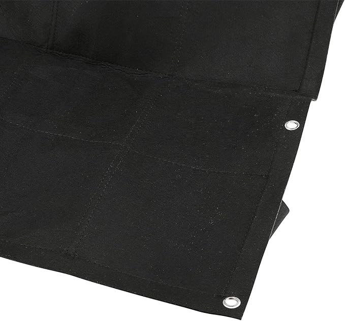 MANCHAP 36 Pockets Vertical Garden Wall Planter, Hanging Wall Planter Pockets, Vertical Hanging Wall Planter for Flower Vegetable Indoor and Outdoor, Black