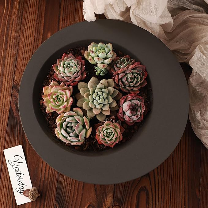 Wehous Large Round Container Mold, Silicone Irregular Bowl Storage Resin Concrete Molds, Candle Holder Succulent Planter Jewelry Trinket Tray Plate Mold DIY Epoxy Resin Casting Plaster Cement Decor
