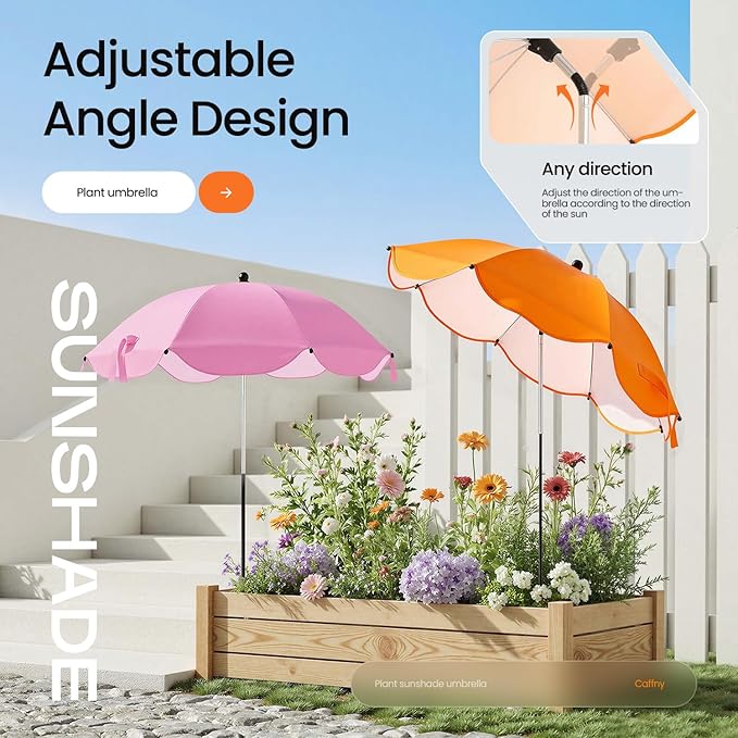 Plant Umbrellas for Outdoor Plants,Upgraded Garden Plant Umbrella for Plants, Potted Plant, Garden Beds