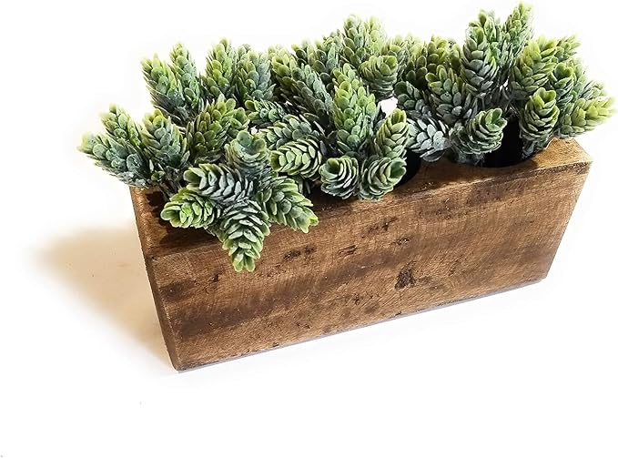 Rustic Farmhouse Wooden Candle Holder- Sugar Mold Candle Holder- Succulent Planter (3 Hole)
