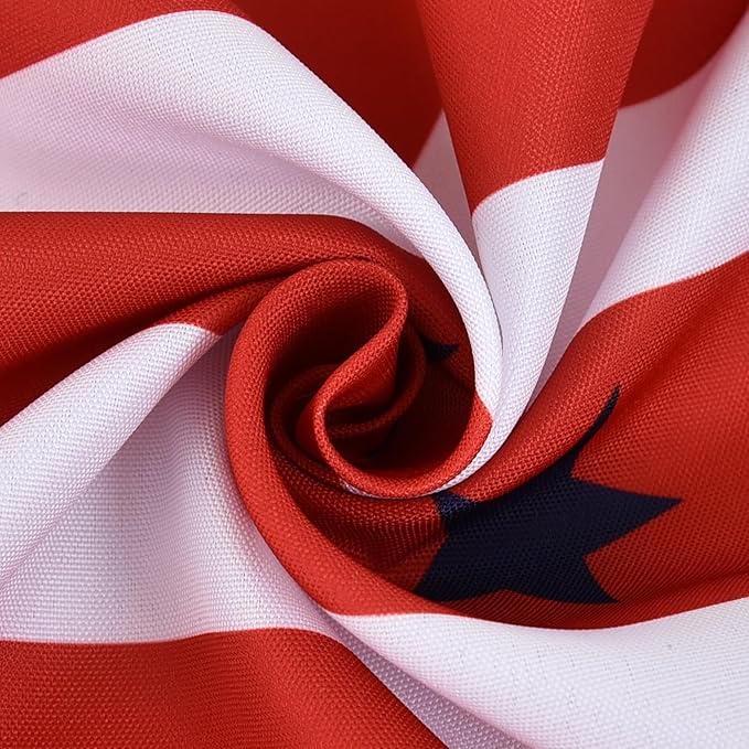 Waterproof July 4th Tablecloth Fabric - Rectangle 58x84 Inch Classic Gingham USA Themed Table Cloth for Indoor/Outdoor Use - Washable Table Cover for Kitchen, BBQs, and Parties