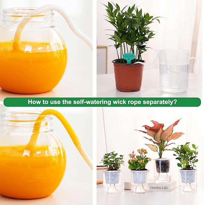 4 Pack 12 inch Self Watering Base for Fabric Grow Bag, Self-watering Plastic Elevated Plant Saucer Stand, Automatic Watering Tray for Non-woven Planter Flower Pot Growth Tent Greenhouse Indoor Outdoor