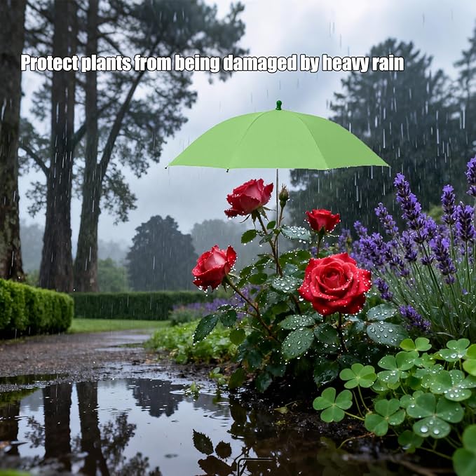 Plant Umbrella Shade For Outdoor Plants, Adjustable Height Plant Shade Umbrella Garden Sun Shade Cover For Potted Plants Garden Bed Flower Pot From Sun And Rain