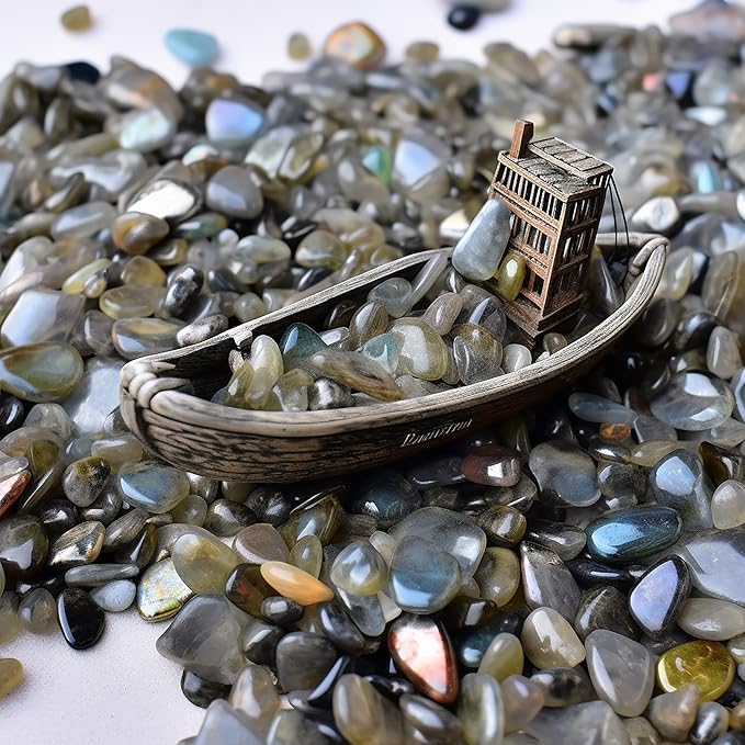 Healing Crystal Set - 0.3", 1.8 lbs - Labradorite Healing Stones for Healing, Meditation, Reiki