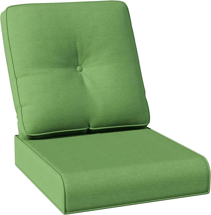 Joyside Outdoor Chair Cushions Set, 22x25/22x24 Inch Patio Furniture Deep Seat Cushions, Water Resistant & Thick Cushion, Outdoor Replacement Cushions for Seat and Sofa