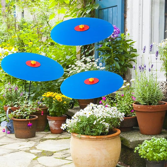 3 Pack 16.5 Inch Plant Shades Umbrellas for Outdoor Plants Garden Plant Shade Cover Sunblock Umbrellas for Potted Plants Garden Beds Protection