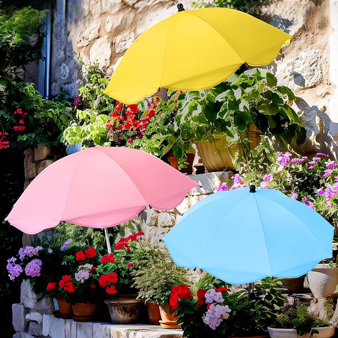 26 Inch Plant Umbrellas for Outdoor Plants Garden Umbrella Shade for Potted Plant, Garden Bed Flower Pot Provide Shade to ‌Defend Blazing Sun