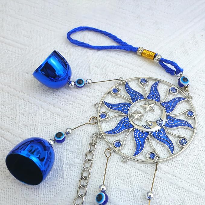 BWINKA Unique Wind Chimes for Outdoor Garden Home Hanging Decoration (Eye-Sun2)