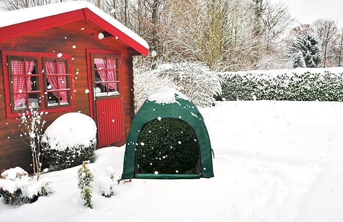 Winter Plant Covers for Snow and Ice Protection Shrub Cover Freeze Protection Plant Tent Protect Outdoor Plant and Potted Plant from Snow Frost Sun and Animal with Zipper Door 36*36*40 (2Packs)