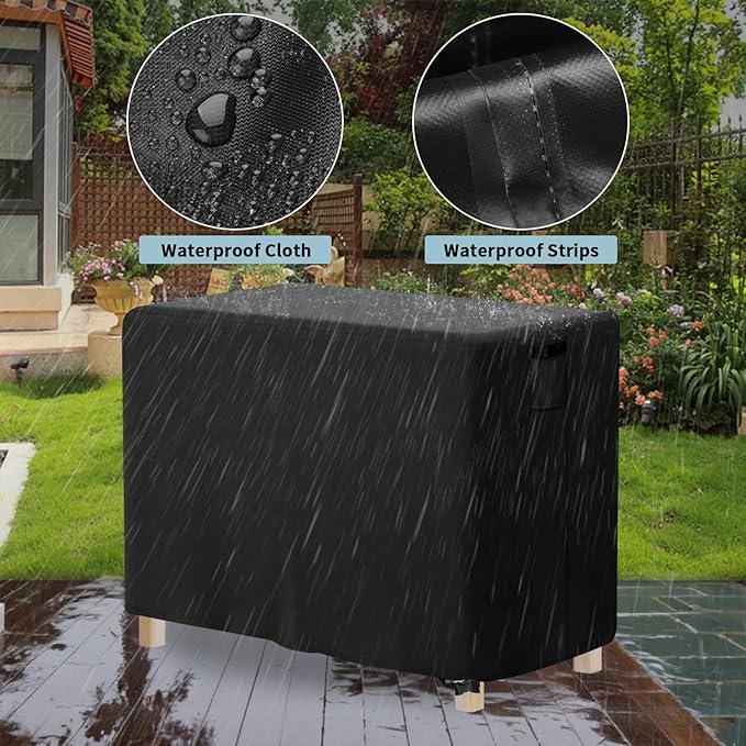 Outdoor Raised Garden Bed Cover for Winter (Only Cover),Waterproof Raised Planter Boxes Stand Covers - 97 x 25 x 32 inch