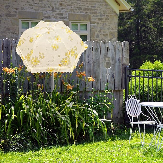 TIMSO Adjustable 3 Pack Plant Shade Umbrella for Outdoor Garden - Sun Protection Cloth & Umbrella for Plants, Potted Plants, and Garden Beds