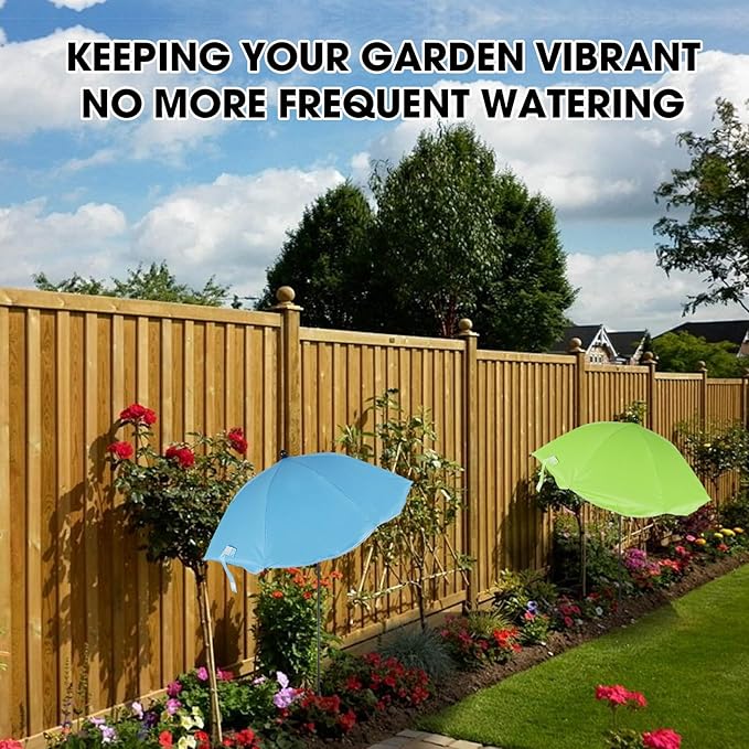 Plant Umbrella for Outdoor Plants, Adjustable Garden Sun Shade Umbrella for Potted Plants and Garden Beds, Durable Shade Cloth for Garden 2Pack