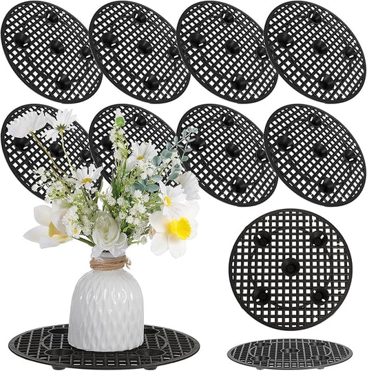 Yolev 8 Pcs Plants Pot Elevator,12 Inch Plastic Flower Plant Stands Patio & Deck Floor Protector,Plant Level Pot Elevator for Indoor Outdoor Garden Flower Floor Patio Deck from Damage and Rot