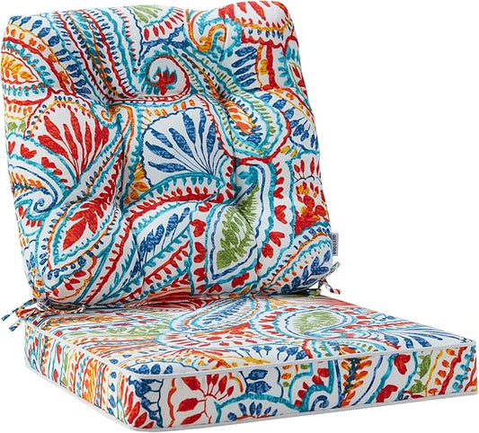 JMGBird Outdoor Chair Cushion, Patio Chair Cushion 19"x19" Outdoor Oushions for Patio Furniture
