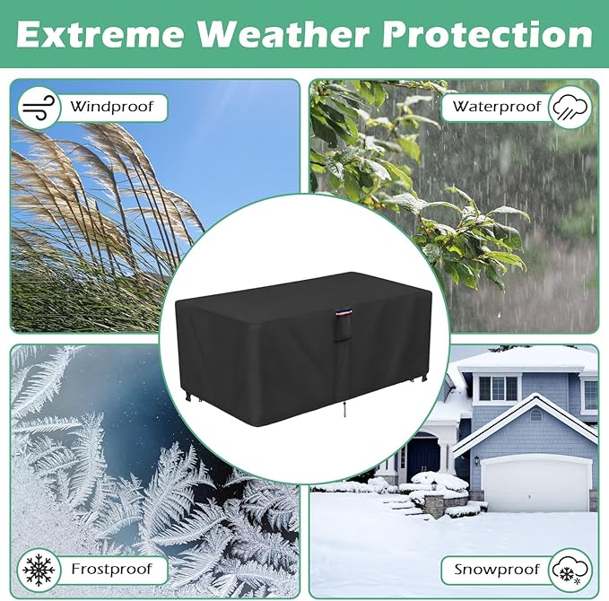 6x3 FT Raised Garden Bed Cover - Heavy Duty Frost Cover for Outdoor Winter Frost Cold Weather Plant Freeze Protection Covers, Black 73" x 37" x 25"