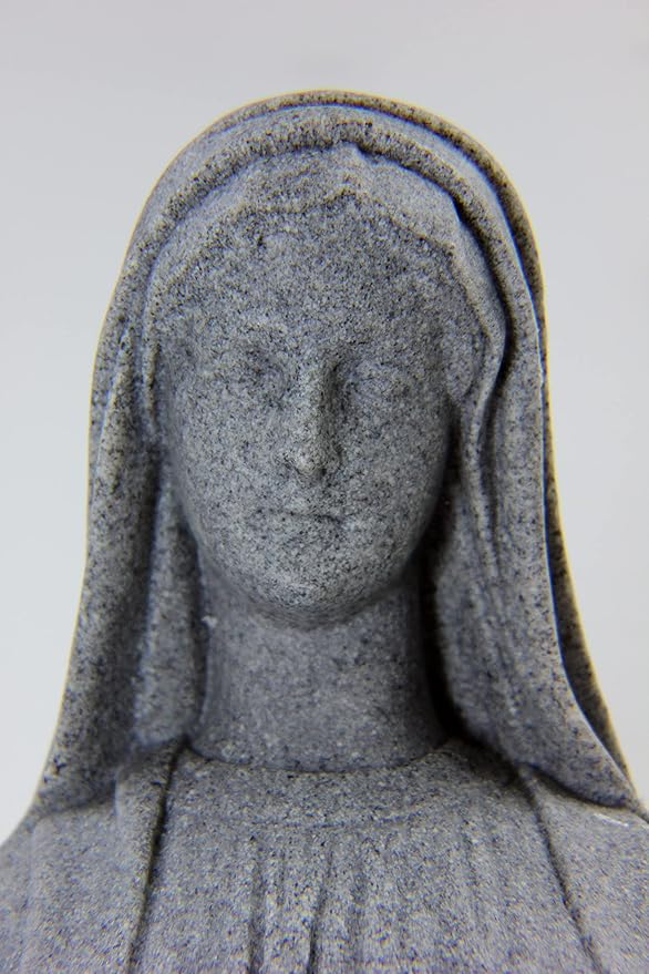 EMSCO Group Virgin Mary Statue – Natural Appearance – Made of Resin – Lightweight – 34” Height