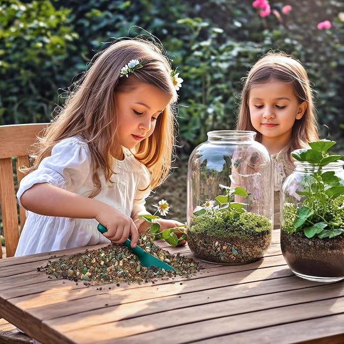 Terrarium Potting Soil Mix 4qt, Custom Made for Terrariums, Perfect for Vibrant Miniature Gardens