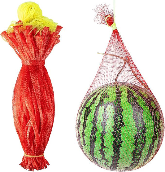 Iceyyyy 50 Pack Watermelon Nets,Hanging Watermelon Support Nets,Reusable Melon Hammocks Cradles Fruit Melon Net Bag for Watermelon, Honeydew Melon, Cucumbers
