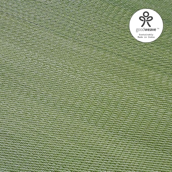 Fab Habitat Ombre Outdoor Rug - Waterproof, Fade Resistant, Crease-Free - Premium Recycled Plastic - Striped - Patio, Porch, Deck, Balcony - Big Sur - Green - 3 x 5 ft