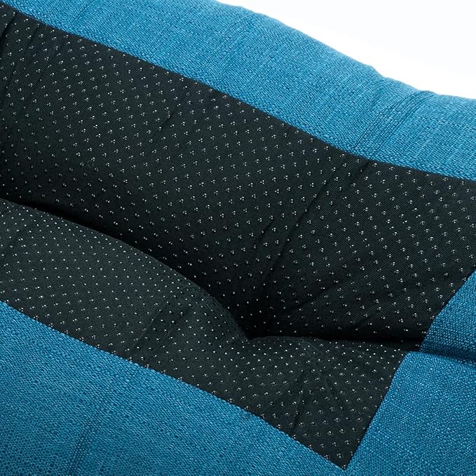 FUNHOME Outdoor Bench Cushion 45 x18 inch with Non-Slip Grips,Water Resistant Porch Swing Cushion,Bench Pillow Pads,Tufted Cushions for Patio Garden Furniture,45" Seat Cushions(Light Blue)