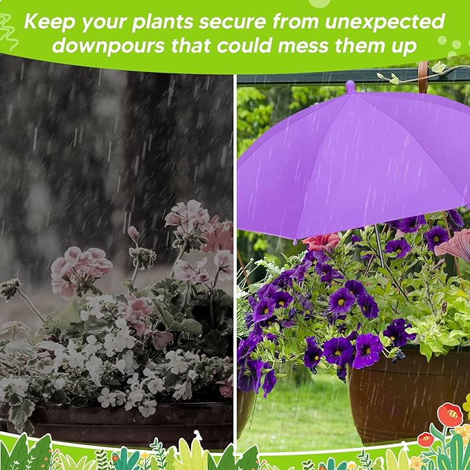 Adjustable Plant Umbrellas for Outdoor Plants, Large Garden Sun Shade Covers for Plants Plants Shade Cover, Higher Sun Shade for Plants, Potted Plant, Garden Beds