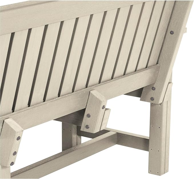 Sequoia Professional CM-BENSQ42-WAE Commercial Grade Exeter 4 Foot Garden Bench, Whitewash