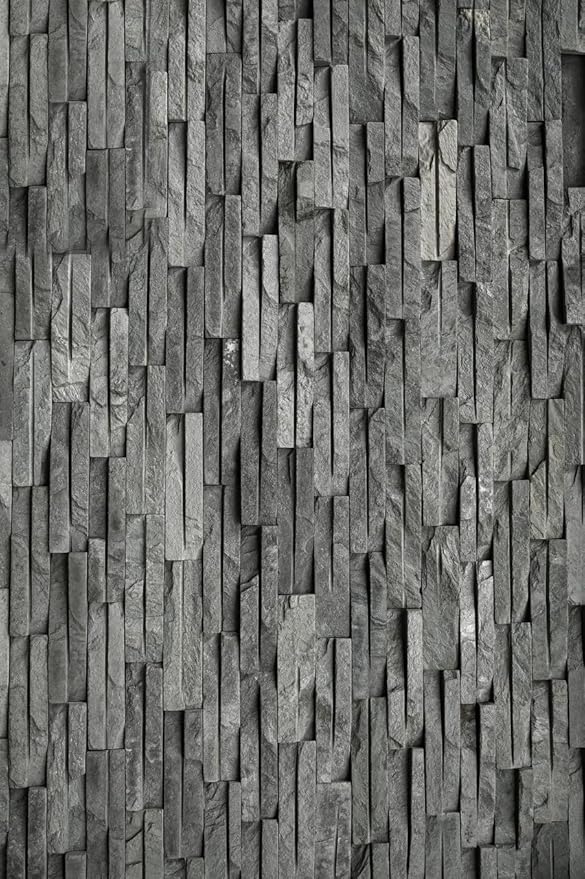 6x9 Outdoor Rug 3D Illusion Grey Brick Wall Pattern Modern Farmhouse Waterproof Area Rugs for Patios Deck Balcony Backyard Deck Garden Camping Pool Non Shedding Thin Deco Floorcover Carpet