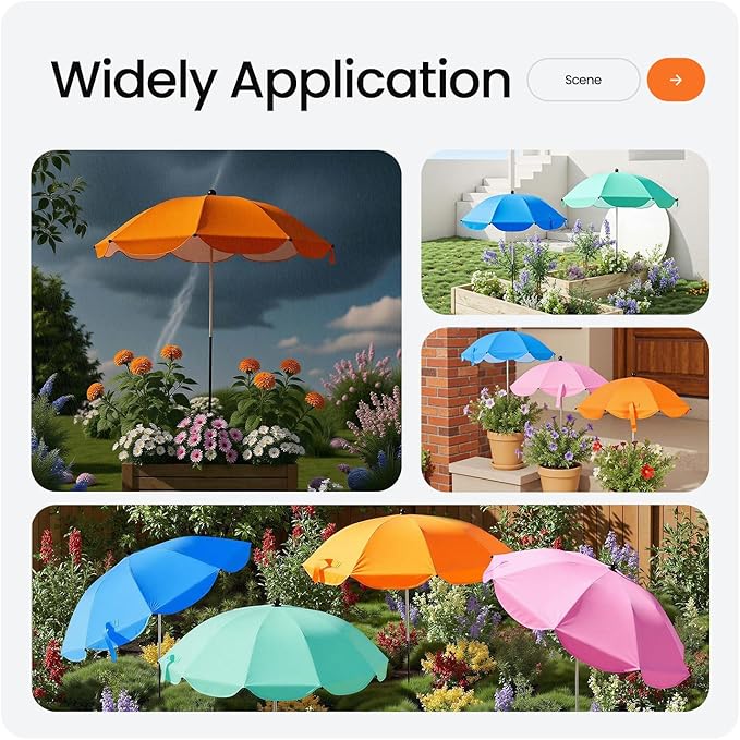Plant Umbrellas for Outdoor Plants,Upgraded Garden Plant Umbrella for Plants, Potted Plant, Garden Beds