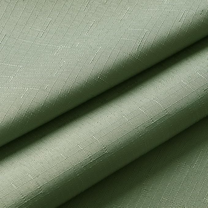 Outdoor Tablecloth Wrinkle-Free Stain Resistant Waterproof Polyester Fabric Table Cover with Zipper Umbrella Hole for Picnic/Party/Dinner/Patio Garden(60×84inch,Zippered,Sage Green)
