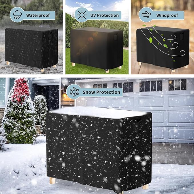 Outdoor Raised Garden Bed Cover for Winter (Only Cover),Waterproof Raised Planter Boxes Stand Covers - 74 x 31 x 28 inch