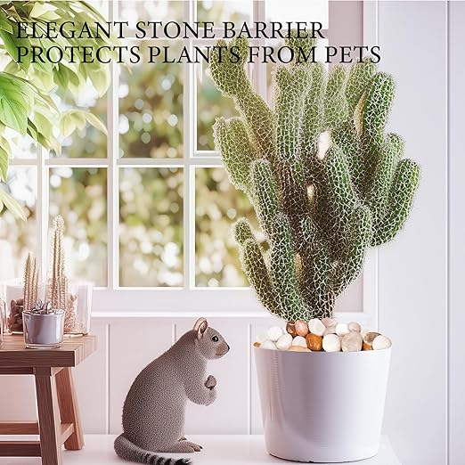 18lb Mix River Rocks for Plants, 1-3 Inch Pebbles for Indoor Plants, Polished Garden Rocks Outdoor Landscaping, Decorative Stones for Vases, Succulents, Aquarium, Walkways