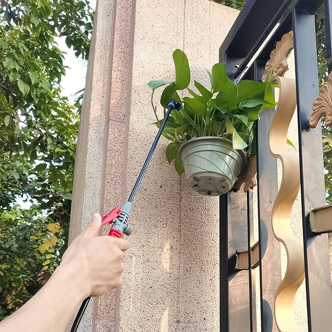 Watering Can Device for Watering Hanging Plant Basket Hard to Reach High Plant Watering Bottle Sprayer for Indoor or Garden 2L(0.5Gal)