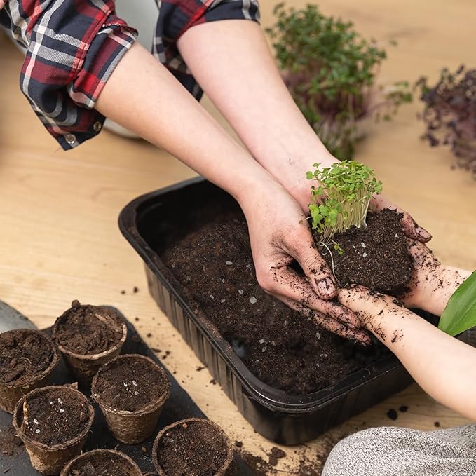 Organic Vegetable Soil Mix 4qt, Indoor Plants Potting Mix for All Potted Vegetable Like Tomatoes Lettuce Bell Peppers, Grow Healthy houseplants Indoors