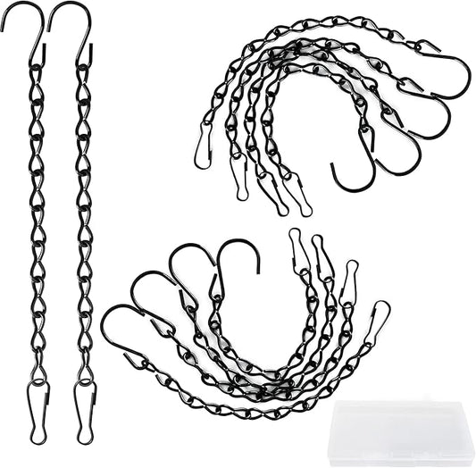 VRSS Hanging Chains for Hanging Planter Basket Bird Feeder Lanterns Ornaments Wind Chimes Billboards DIY Crafts (9.5 inch 10pcs)