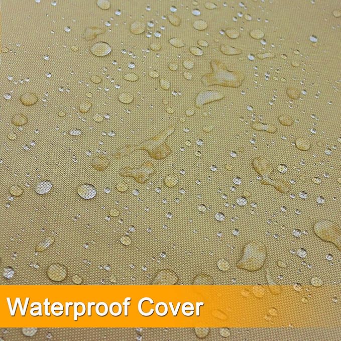 Ogrmar 36"x42" Garden Fountain Cover 600D Oxford Waterproof Dustproof Cover with Locking Drawstring for Winter Outdoor Garden Fountain Statue（36"x42"）