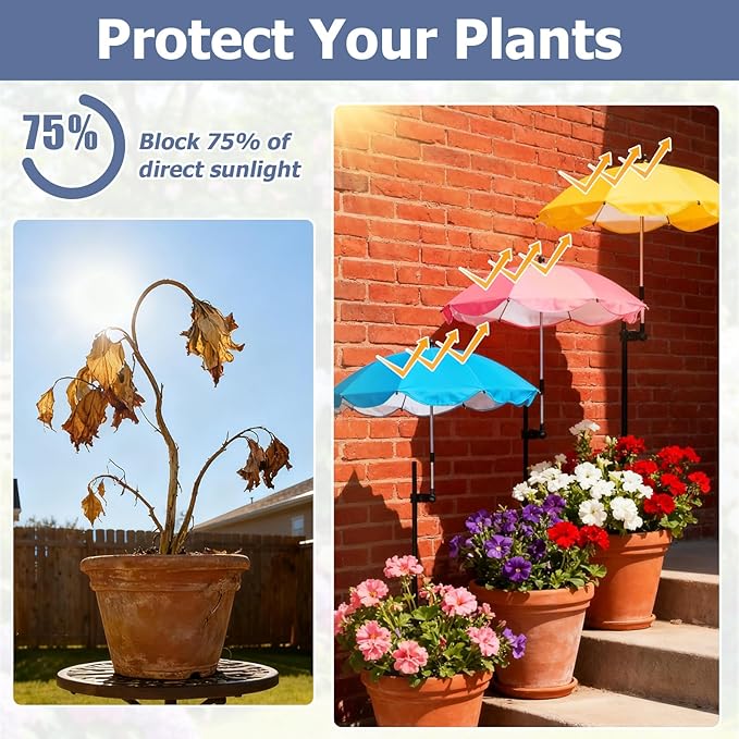 Plant Umbrellas for Outdoor Plants