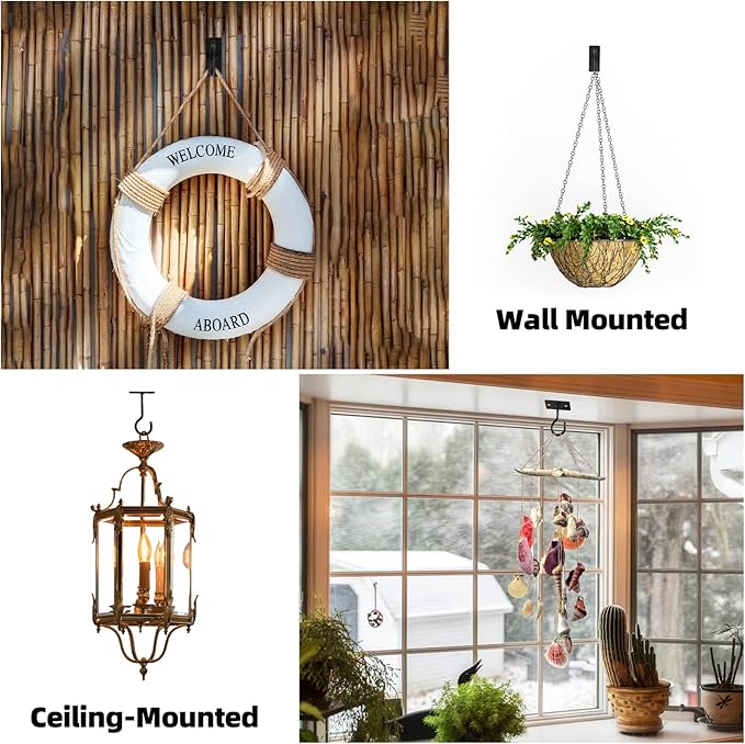 4Pack 4inch Wall Hook for Hanging Plant Bracket