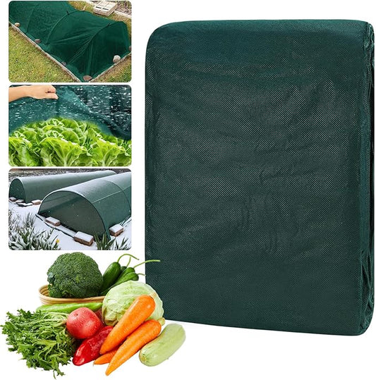 Plant Covers Freeze Protection 6.5x16.4 FT 1.2oz/yd² Green Frost Cloth Blankets for Outdoor Plants in Winter, Floating Row Cover for Vegetable Garden