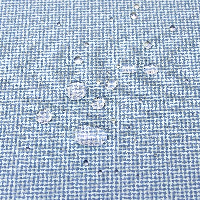 Outdoor Loveseat Cushion Set 44'' x 24'', Outdoor Cushions for Patio Furniture with Fastness Cover, Water Repellent Outdoor Seat Cushion and Couch Back Cushions for Bench, and Swing (Light Blue)