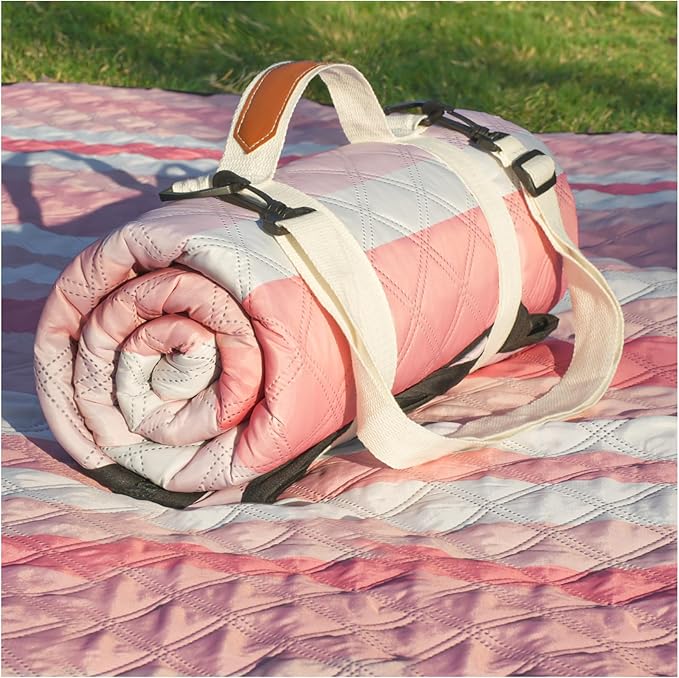 Waterproof Picnic Blanket Outdoor Girlfriend Gf Gifts for Her Women Sweetest Day Boyfriend 1 One Year Anniversary Meaningful Cute Romantic Xmas First Valentines Men Him Bf