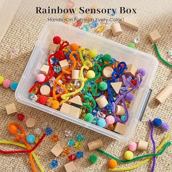 DomeStar 150PCS Multicolored Acrylic Fake Gems, Crushed Ice Rocks Pirate Treasure Jewels Vase Fillers, Table Scatter, Sensory Bin Filler, Photo Props, Valentine's Day Decorations, Pirate Party Favors