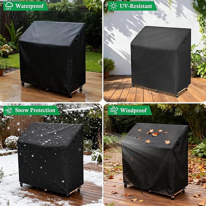 Potting Bench Cover - Anti-Uv All Weather Protection for Outdoor Furniture, 48x20x45.3 Inch Waterproof Heavy Duty Cover for Garden Patio Balcony Backyard Keeping Surfaces Clean Protected