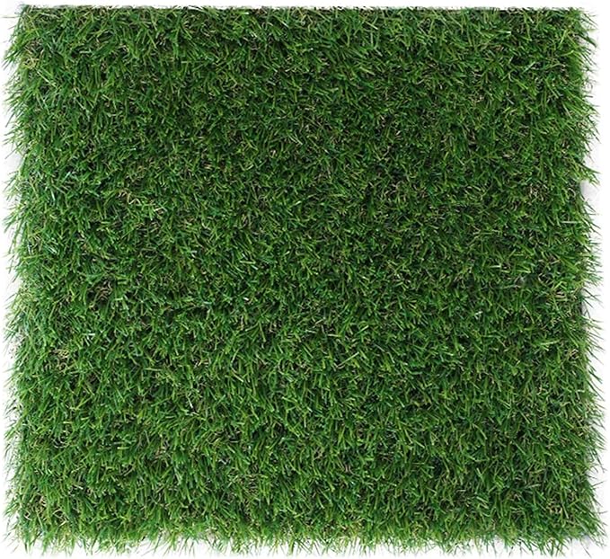 GL Artificial Grass Mat Square Shape, Realistic Synthetic Grass Indoor Outdoor Rug, Garden Lawn Landscape for Pets,Fake Faux Grass Rug with Drainage Holes 13FT X 13FT(169 Square FT)