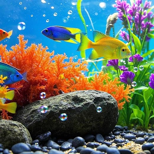 River Rocks, 20lbs Black Pebbles for Indoor Plants, 1-2 Inch Aquarium Rocks, Natural Stones for Landscaping Garden Paving Plant Rocks Crafting Walkways