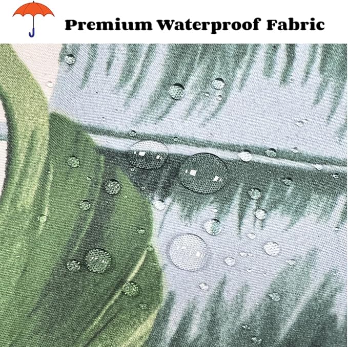 Outdoor Waterproof & Sun-Resistant Bench Cushion, 47.3"x19.7"x3.2" Tufted Patio Seat Pad with Non-Slip Ties,Long Chair Cushion for Garden,Porch,Swing,Indoor Furniture (Flower 2, 47.3×19.7×3.2)