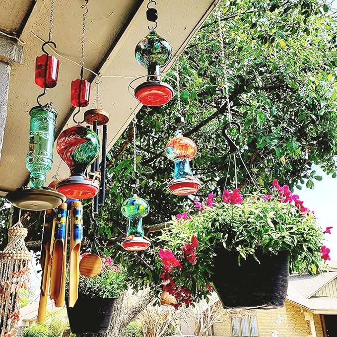 10 Pack Black Hanging Chains for Planters，Lanterns，Bird Feeders，Billboards，Plant Baskets etc， Length 9.5 Inch，Outdoor Indoor Use