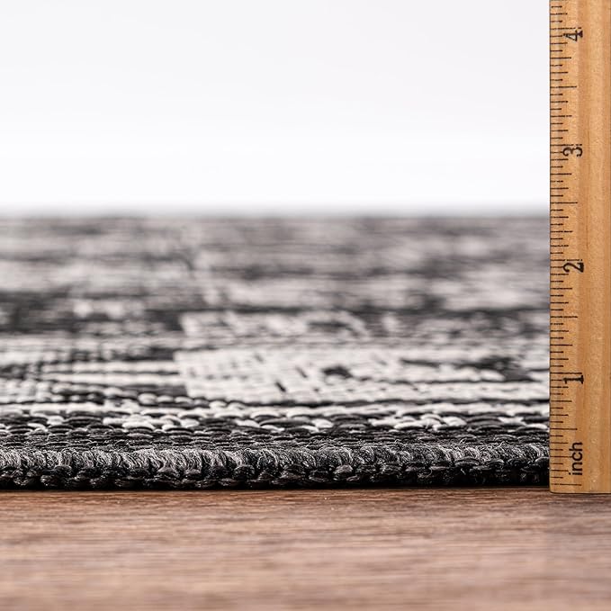 Keen Home Design Terrace Outdoor Runner Rug - 26"x119" Washable Indoor/Outdoor Rug for Patio, Kitchen, Balcony, Beach, Garden, Deck and Porch, Size: 2'2" x 9'11", Medallion