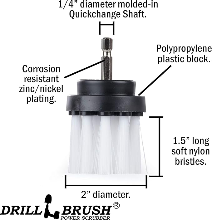 Cleaning Supplies - Truck Accessories - Detailing Brush - Carpet Cleaner Brush - Car Cleaning Brush - Professional Car Detailing Kit - Tire Cleaning Brush - Car Accessories for Men - Power Scrub Brush